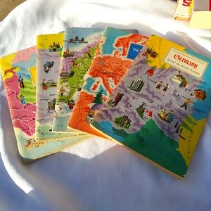 5 Vintage geography books